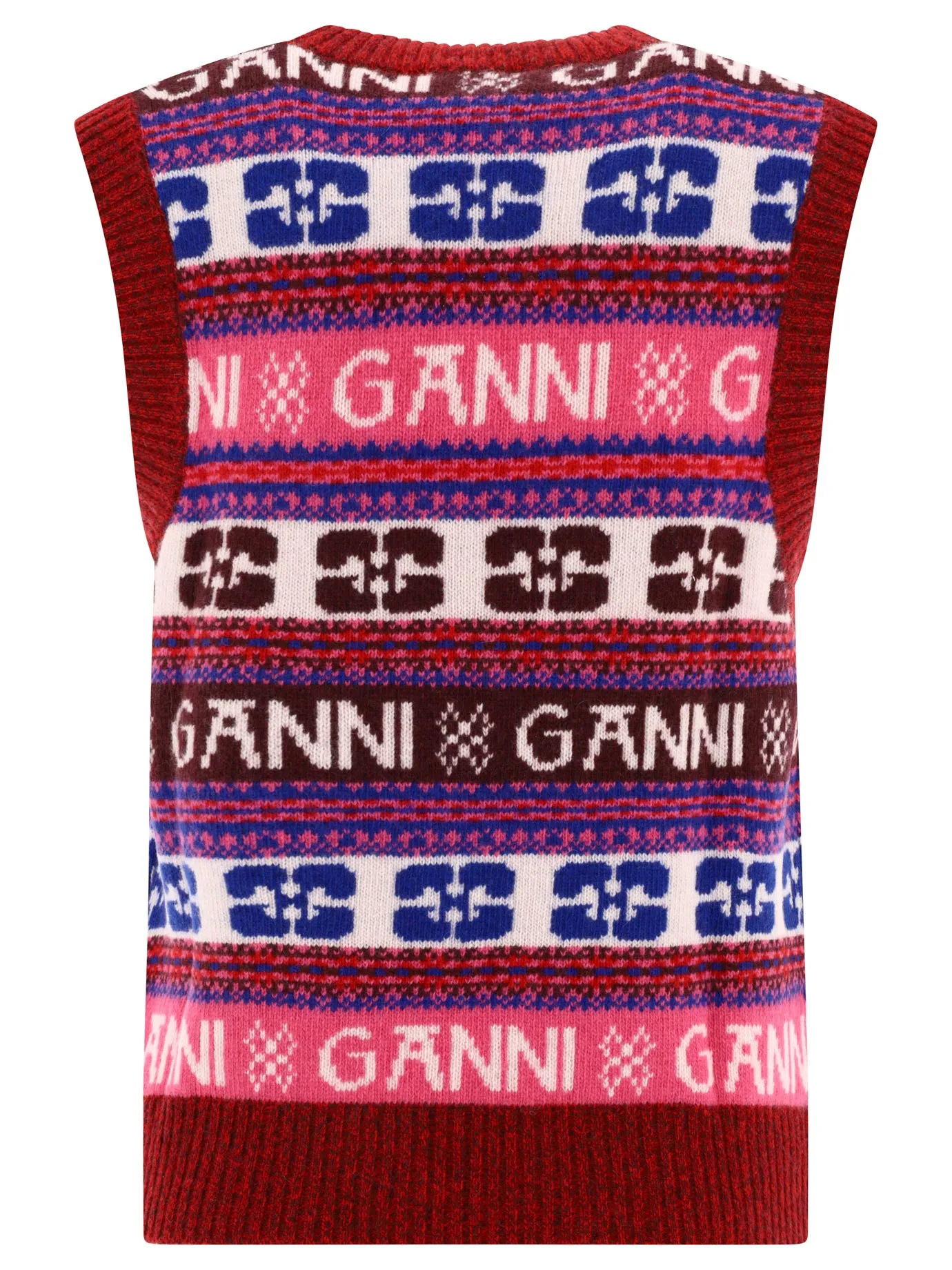 GANNI    Ganni Vest With Logo