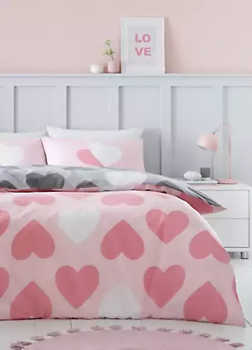 Gaveno Cavailia Pretty Hearts Duvet Cover Set | Kaleidoscope