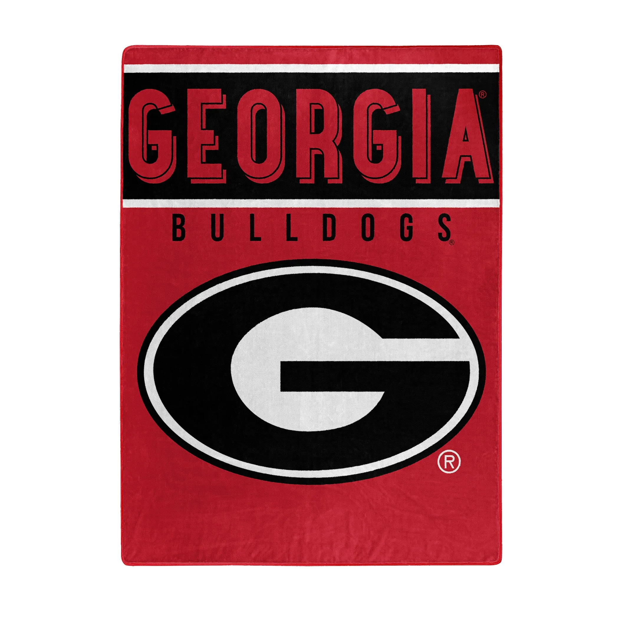 Georgia Bulldogs 60 x 80 Basic Royal Plush Blanket