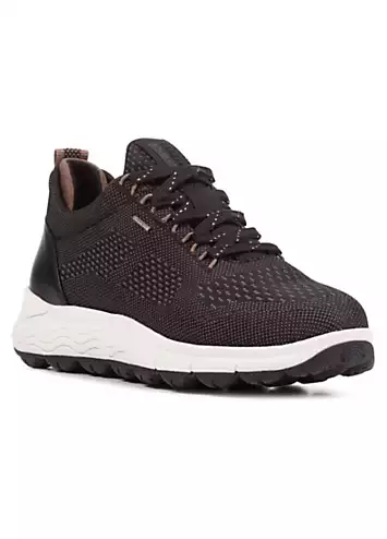 Geox Black Spherica Trainers | Kaleidoscope