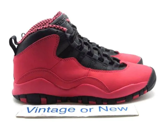 Girls Nike Air Jordan X 10 Fusion Red Retro GS 2013 sz 4Y