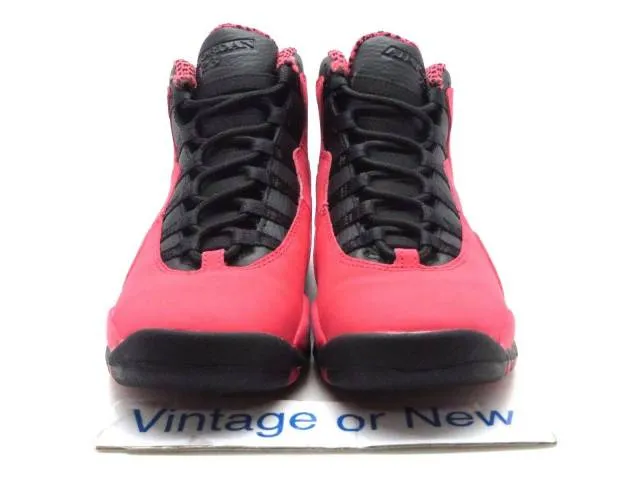 Girls Nike Air Jordan X 10 Fusion Red Retro GS 2013 sz 4Y