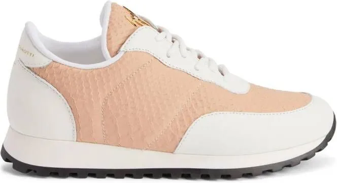 Giuseppe Zanotti Jimi leather low-top sneakers Neutrals