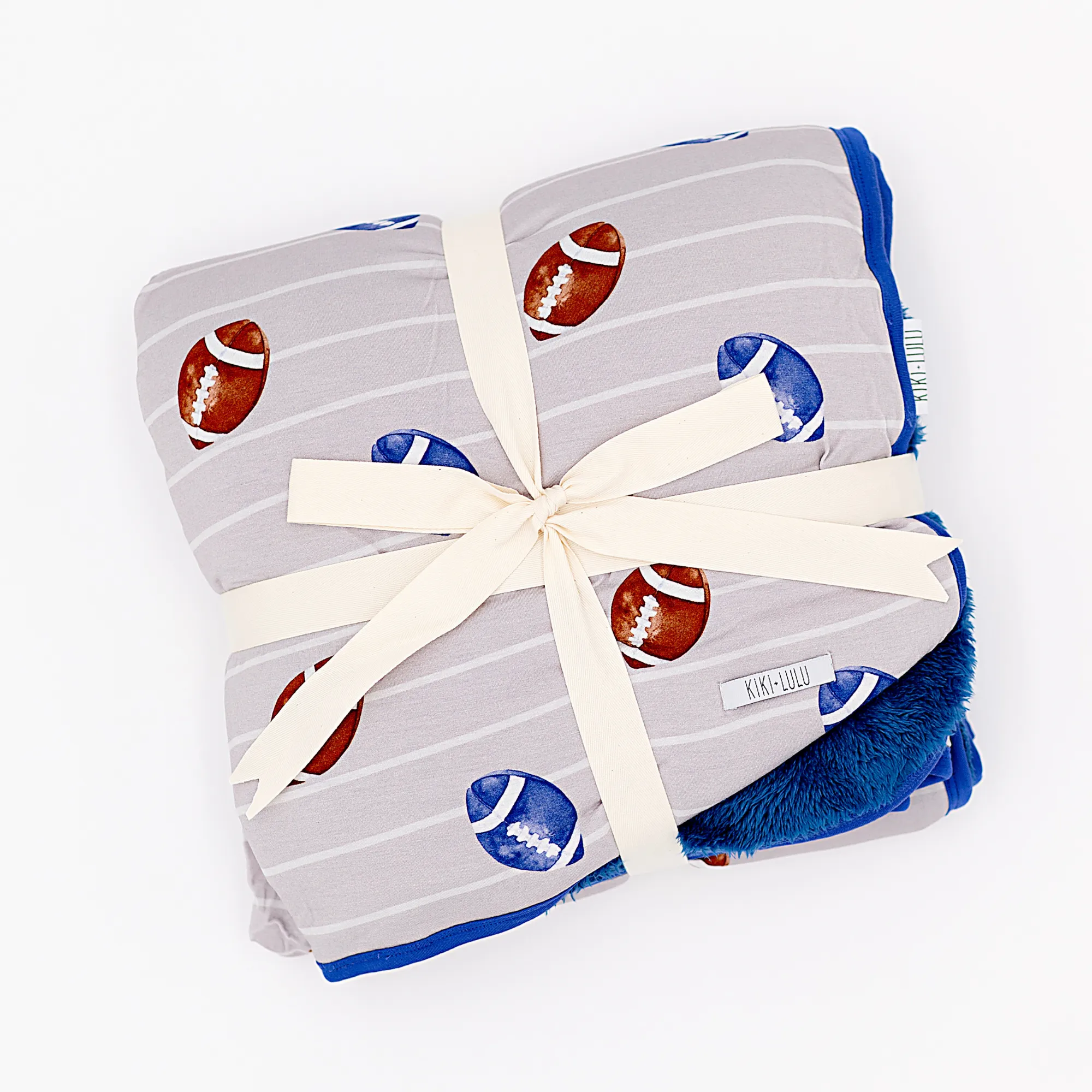 Gridiron Grind Football Plush Blanket