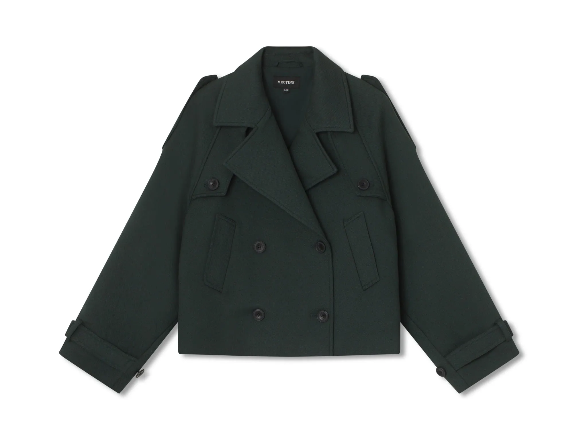 HANNI TWIL JACKET - GREEN