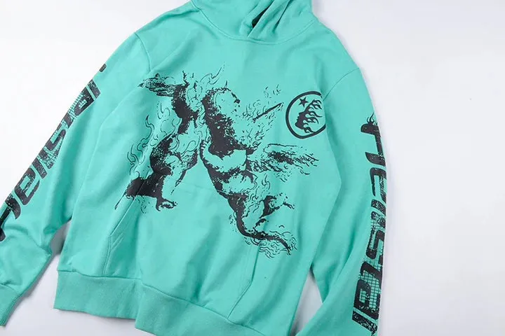 Hellstar Capsule 7 Hoodie 'LIGHT GREEN'