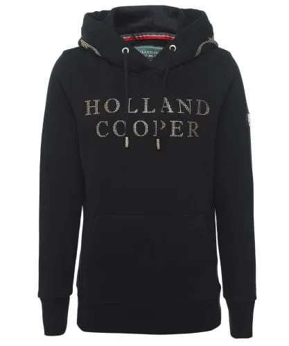 Holland Cooper Black Essential Hoodie | Jules B