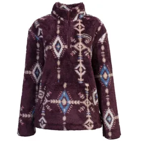 Hooey Youth Maroon Fleece Pullover