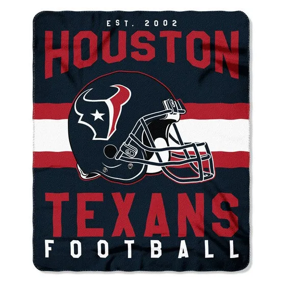 Houston Texans 50 x 60 Singular Fleece Throw Blanket