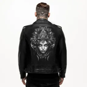 Illuminati Studded Leather Jacket