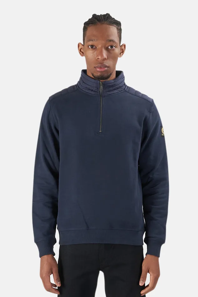 Jaxon Quarter Zip Pullover Navy