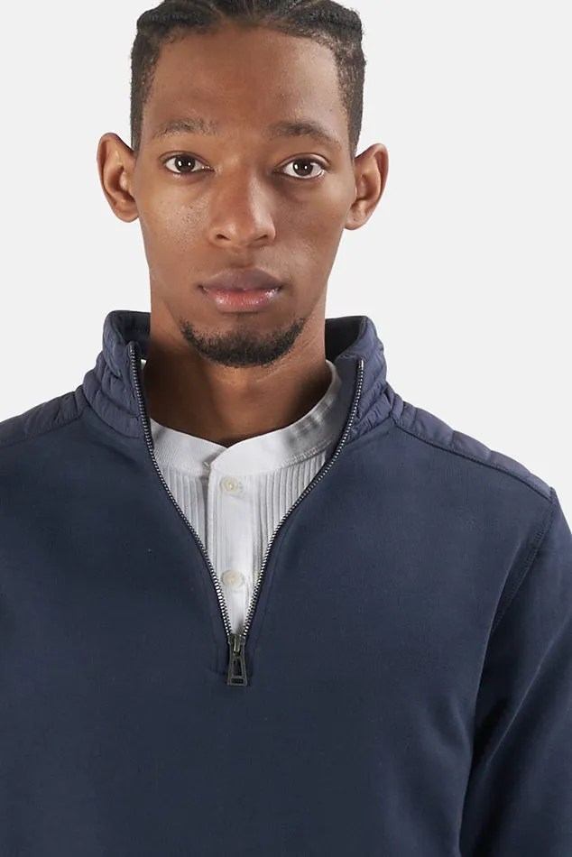 Jaxon Quarter Zip Pullover Navy