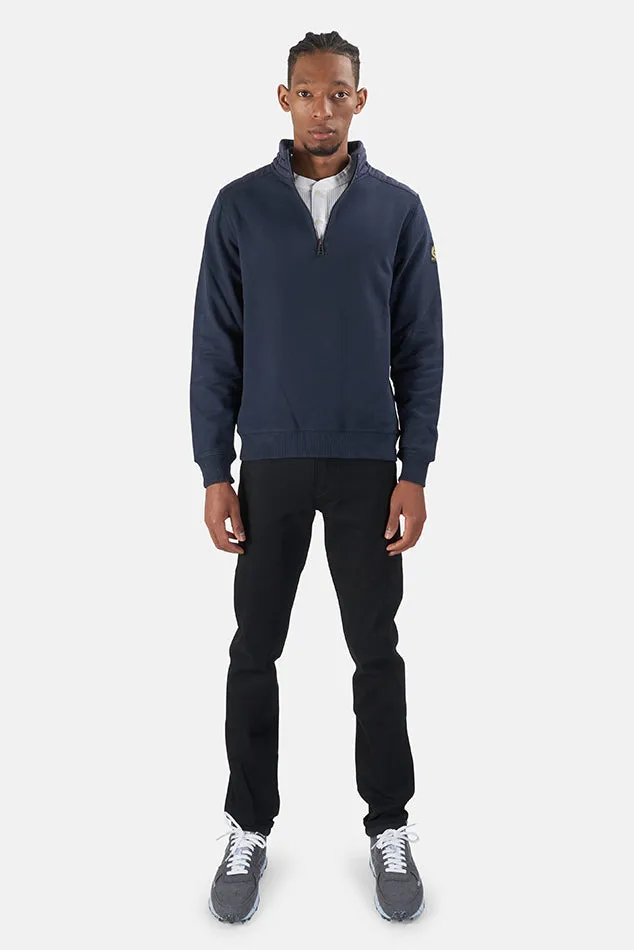 Jaxon Quarter Zip Pullover Navy