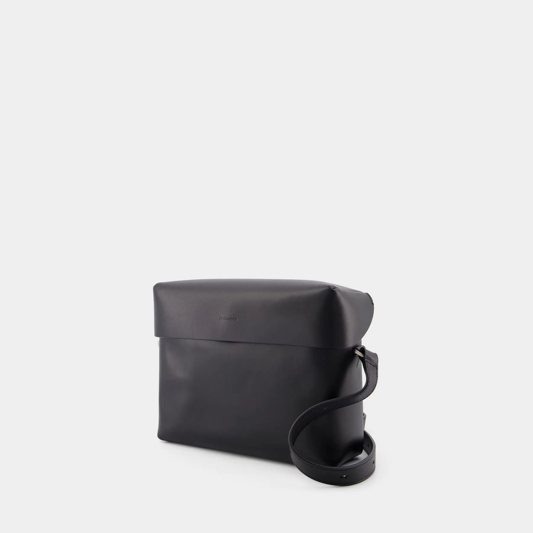 Jil Sander  Lid Crossbody - Jil Sander - Leather - Black