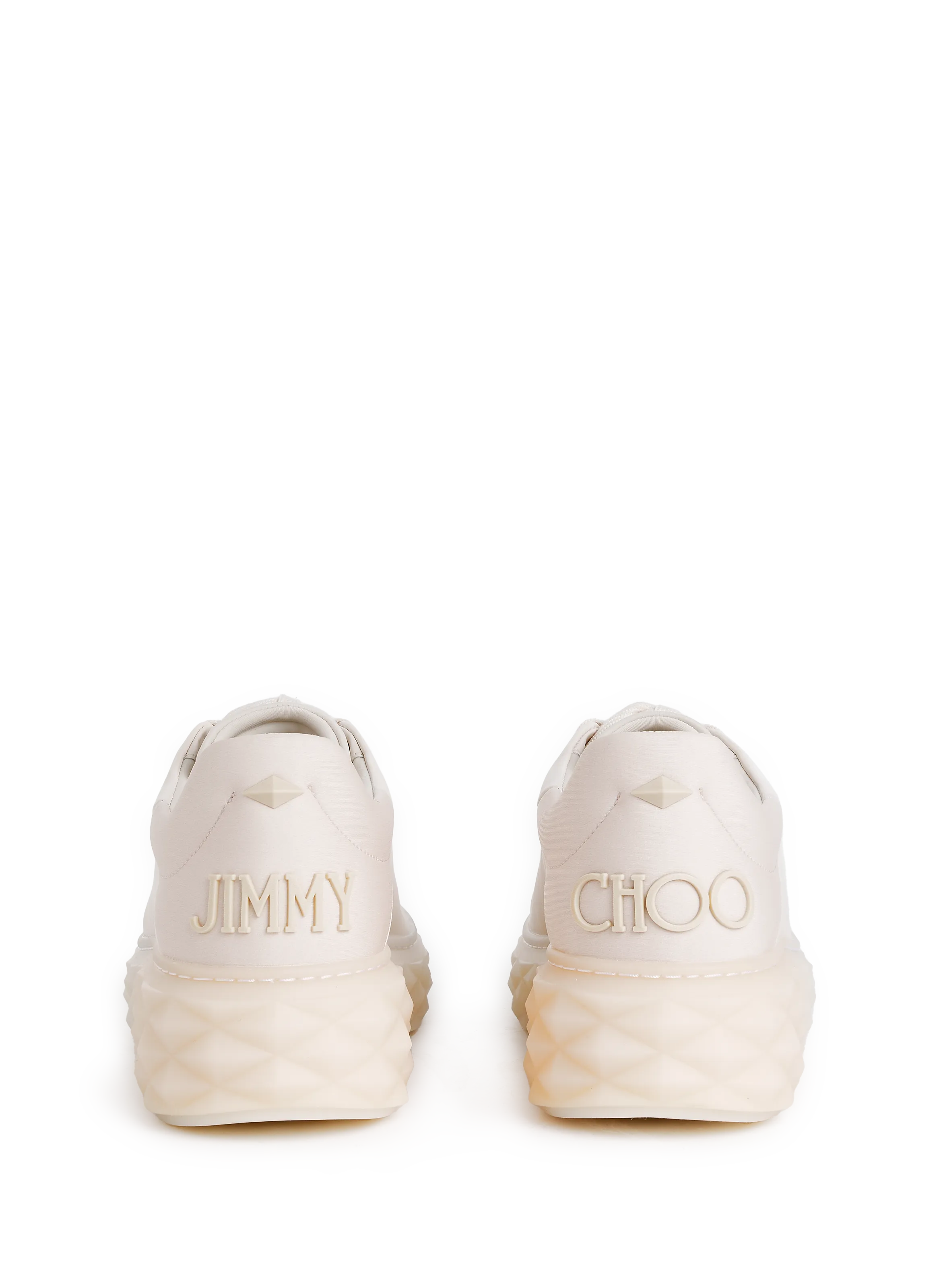 Jimmy choo  Diamond leather sneakers - Beige