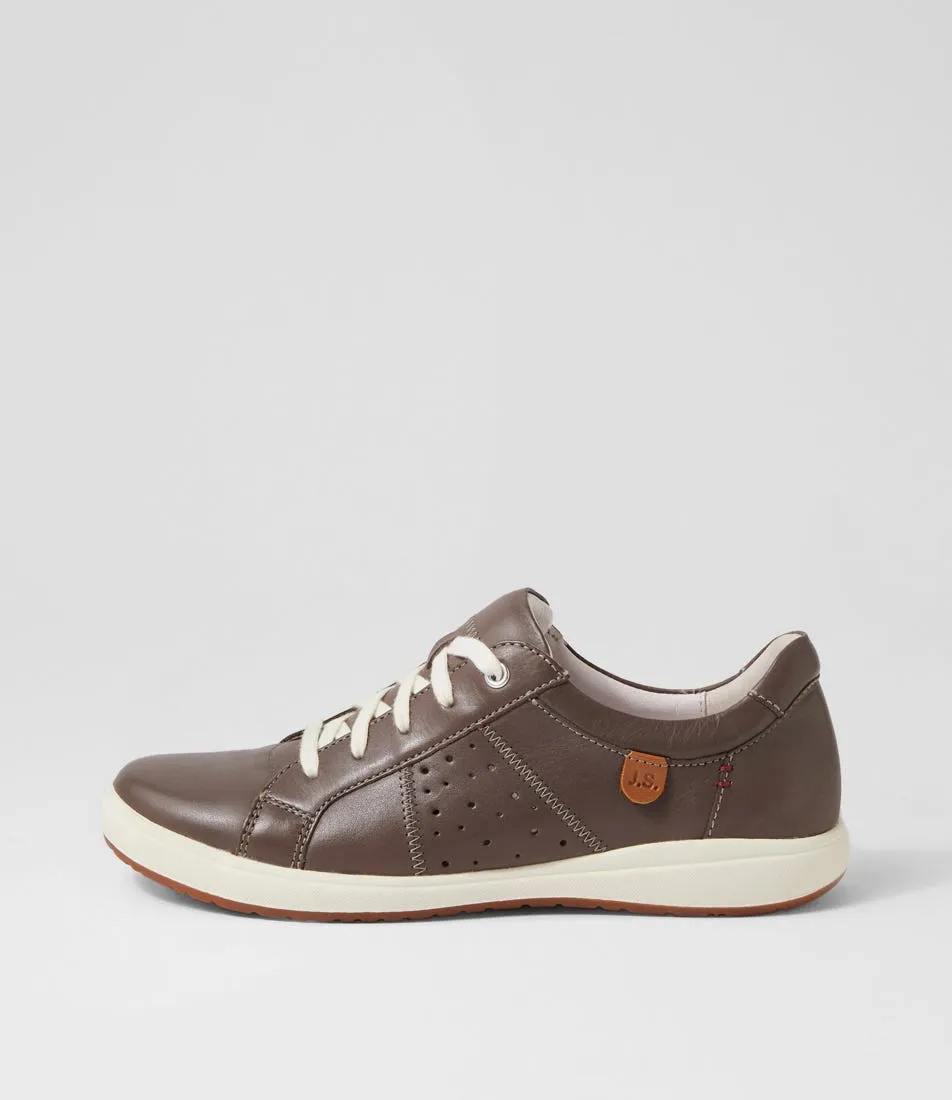 JOSEF SEIBEL Caren 1 Grau Leather Sneakers