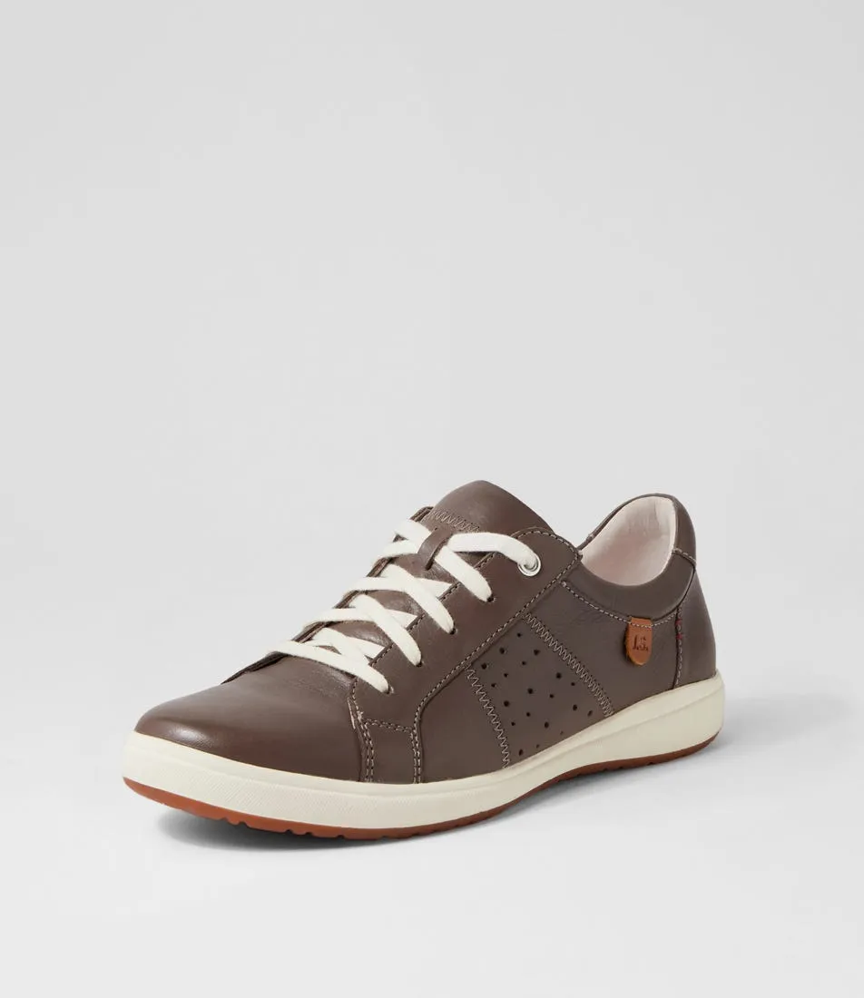 JOSEF SEIBEL Caren 1 Grau Leather Sneakers