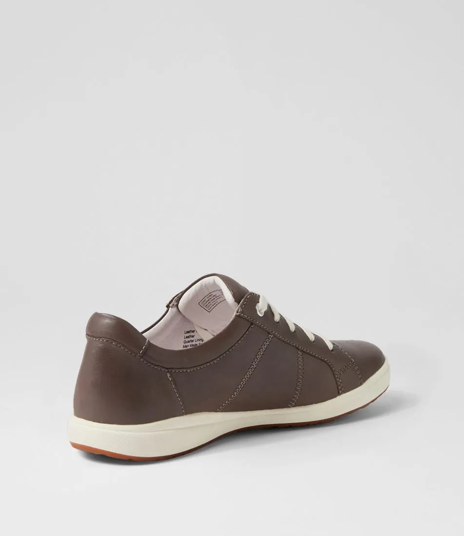 JOSEF SEIBEL Caren 1 Grau Leather Sneakers