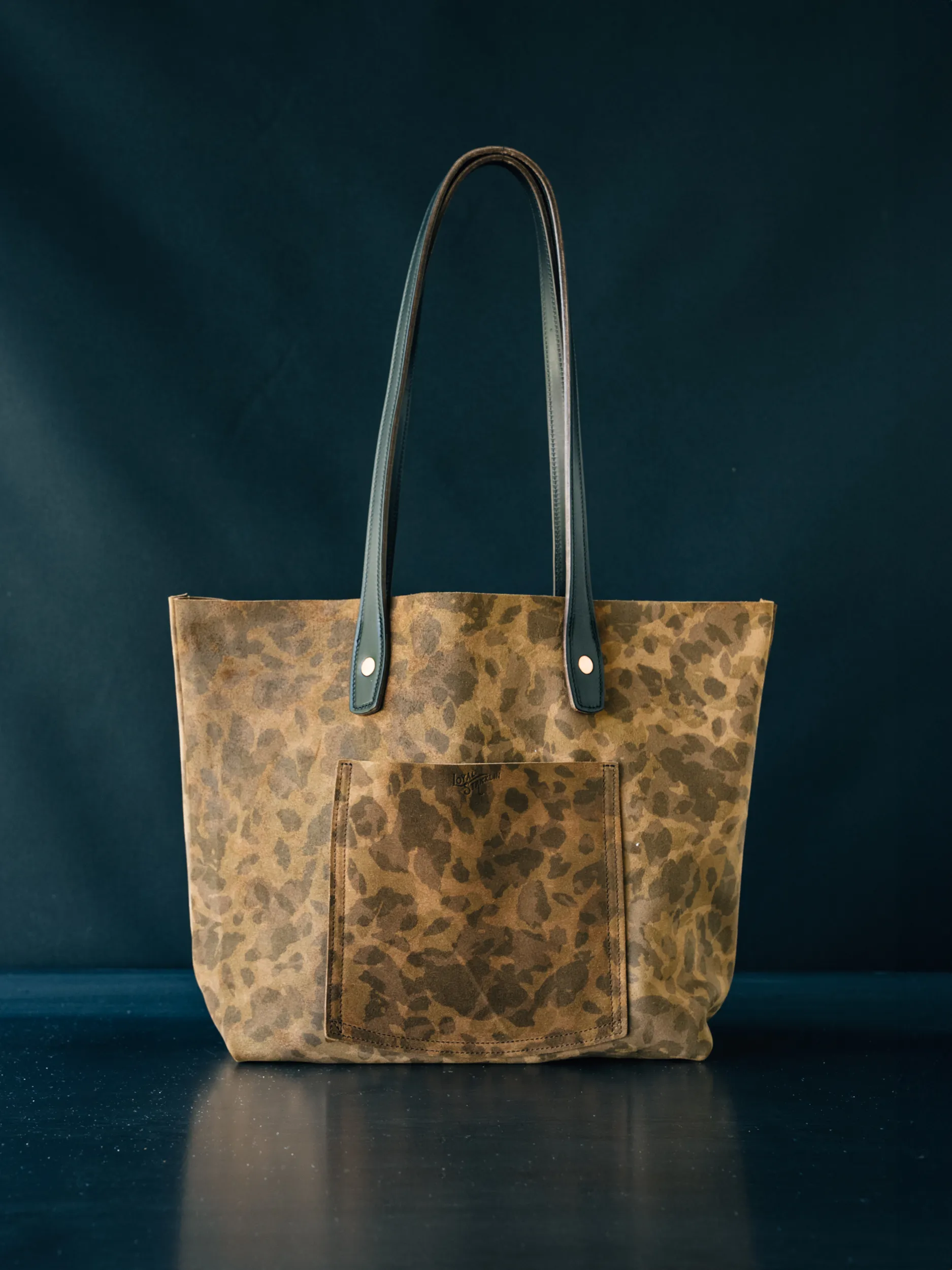 Julia Tote - Slouchy Caravaggio Camo Suede -  FINAL SALE