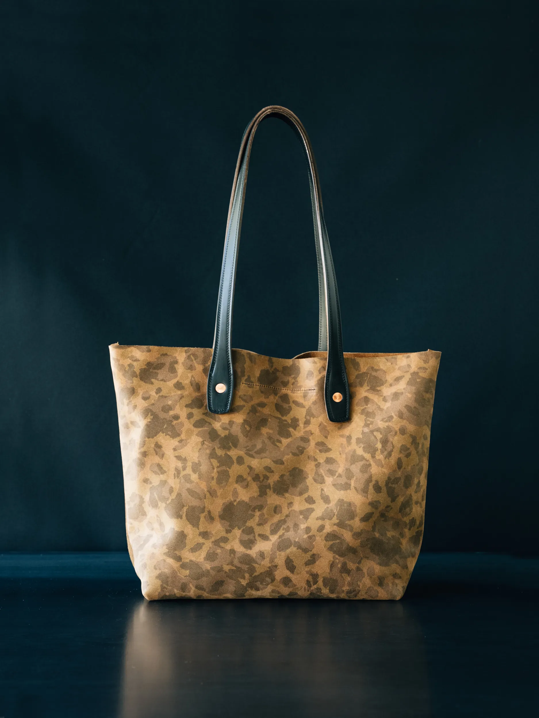 Julia Tote - Slouchy Caravaggio Camo Suede -  FINAL SALE