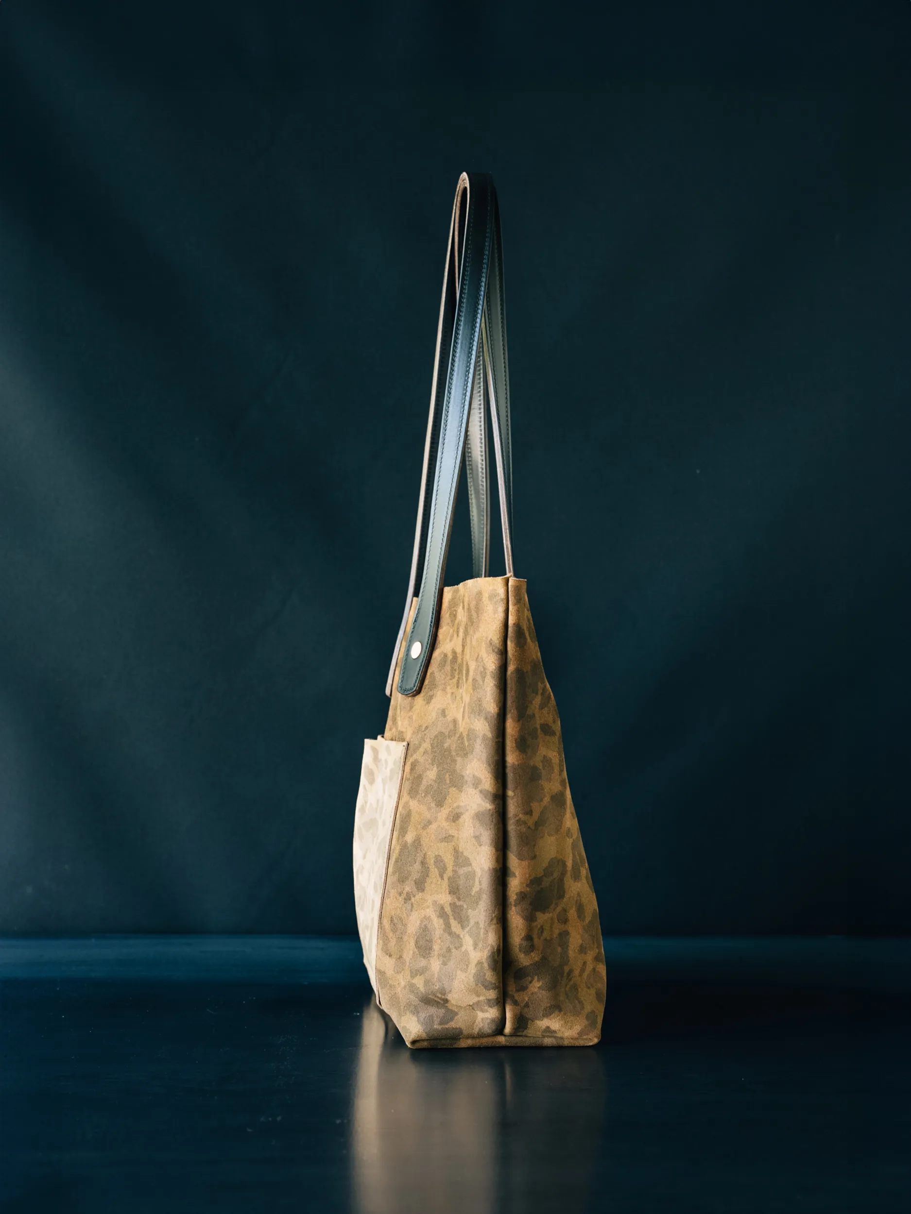 Julia Tote - Slouchy Caravaggio Camo Suede -  FINAL SALE