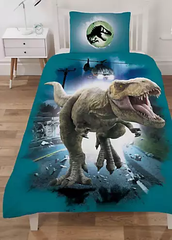 Jurassic World 3 Helicopter Chase Duvet Cover Set | Kaleidoscope