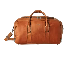 Kenneth Cole Reaction Colombian Leather Travel Duffle Bag - Horizon Leathers