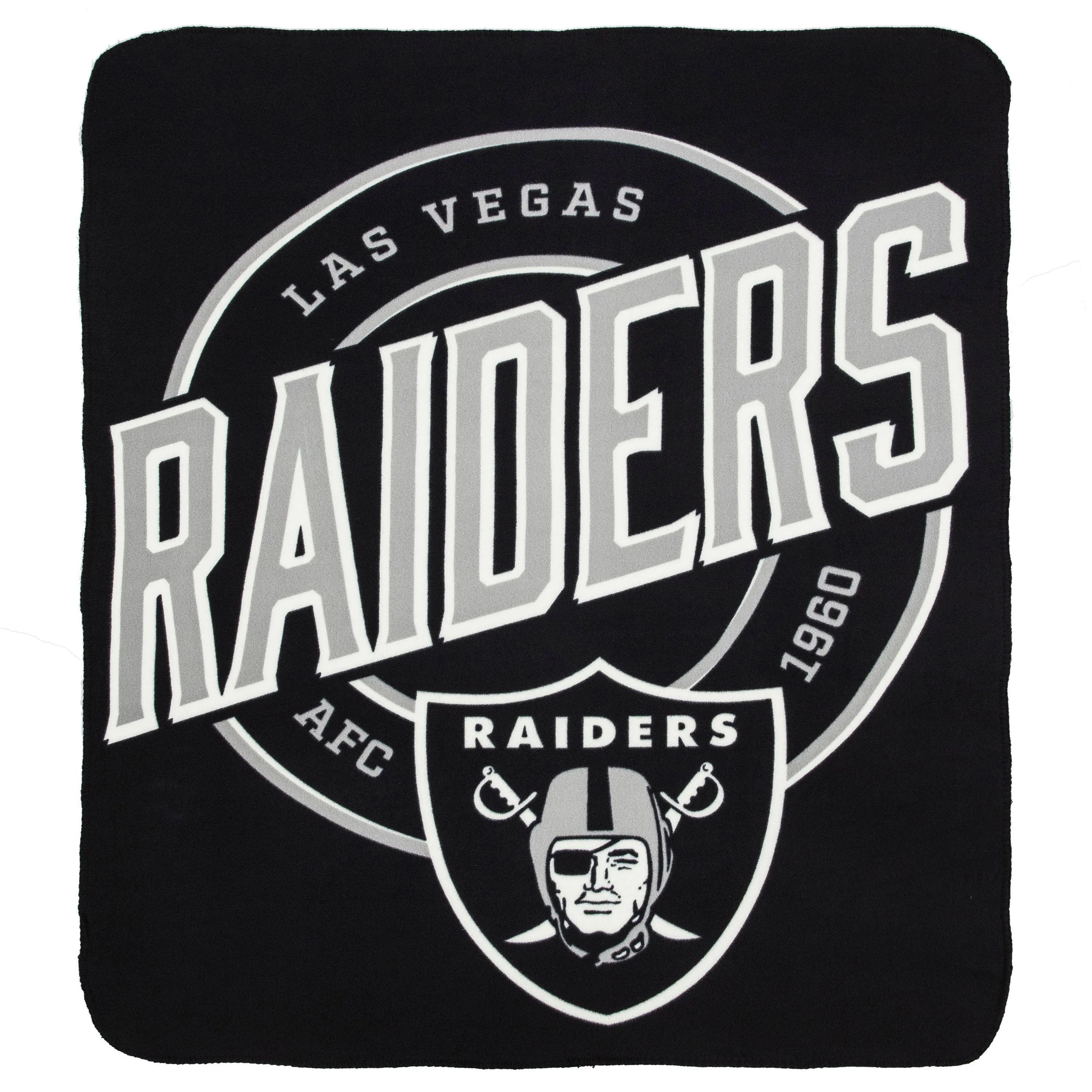 Las Vegas Raiders 50 x 60 Campaign Fleece Throw Blanket