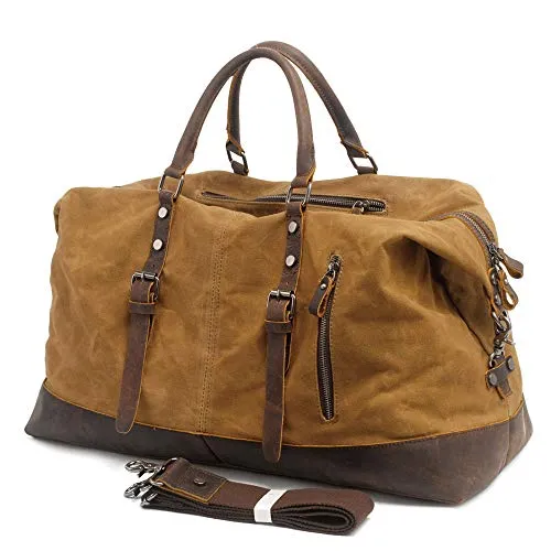 Leather Travel Duffle Bag for Men - Horizon Leathers