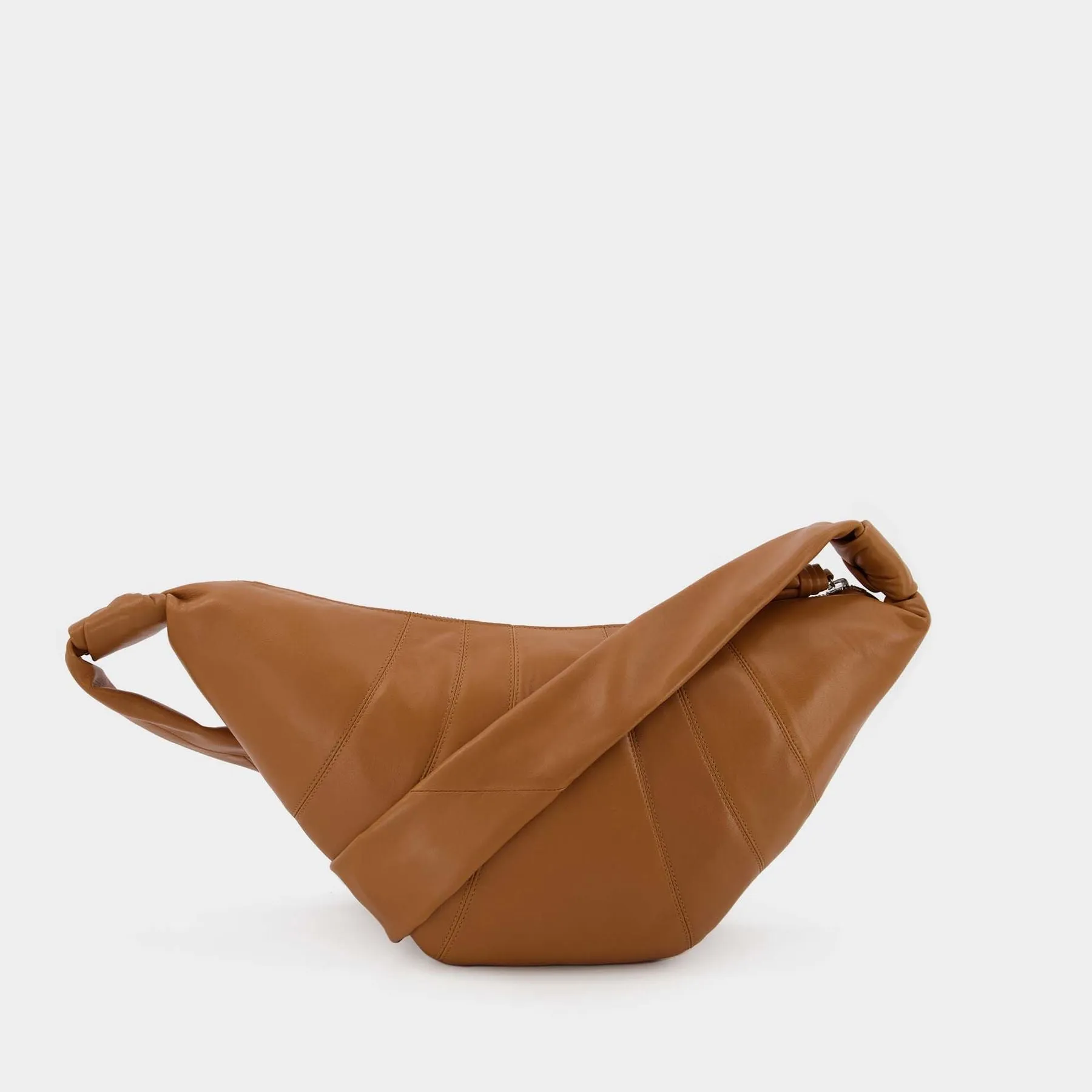 Lemaire  Medium Croissant Crossbody  - Lemaire - Brown Sugar - Leather