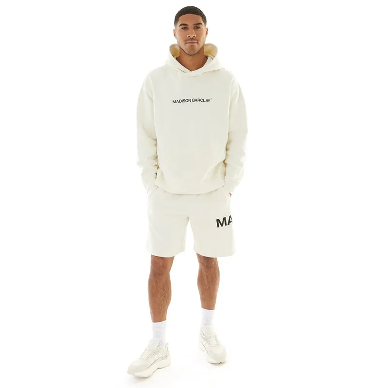 Madison Barclay Mens Flatbush Hoodie Marshmallow