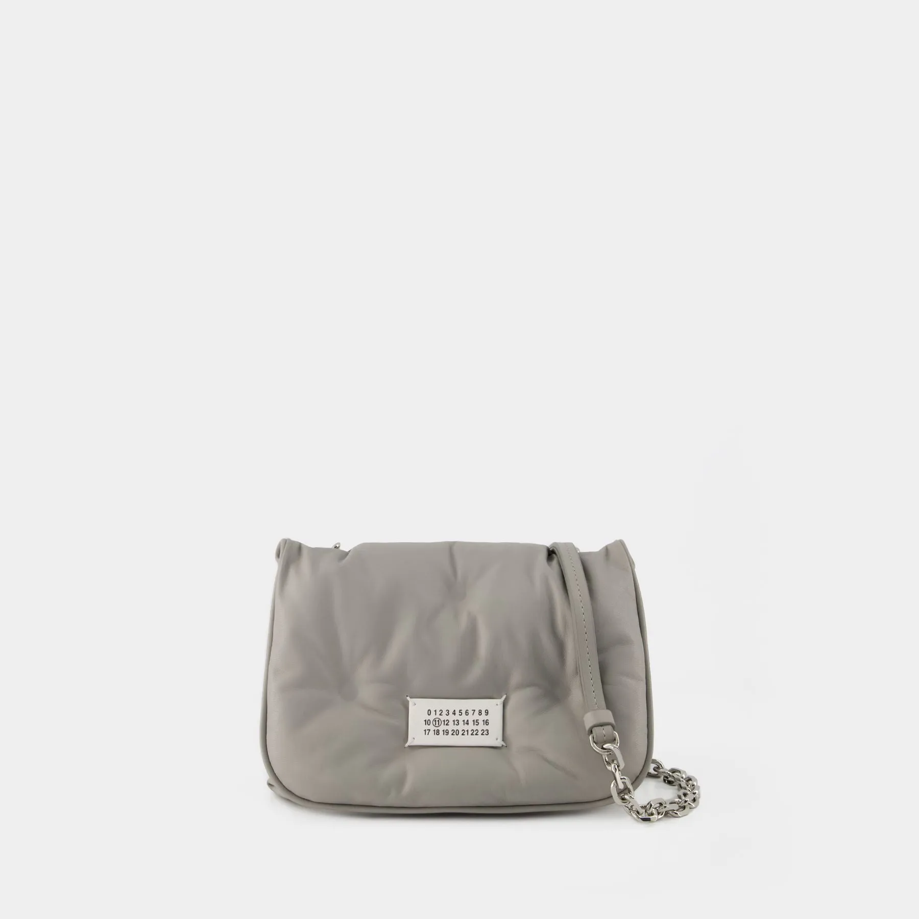 Maison Margiela  Glam Slam Flap Small Crossbody - Maison Margiela - Leather - Grey