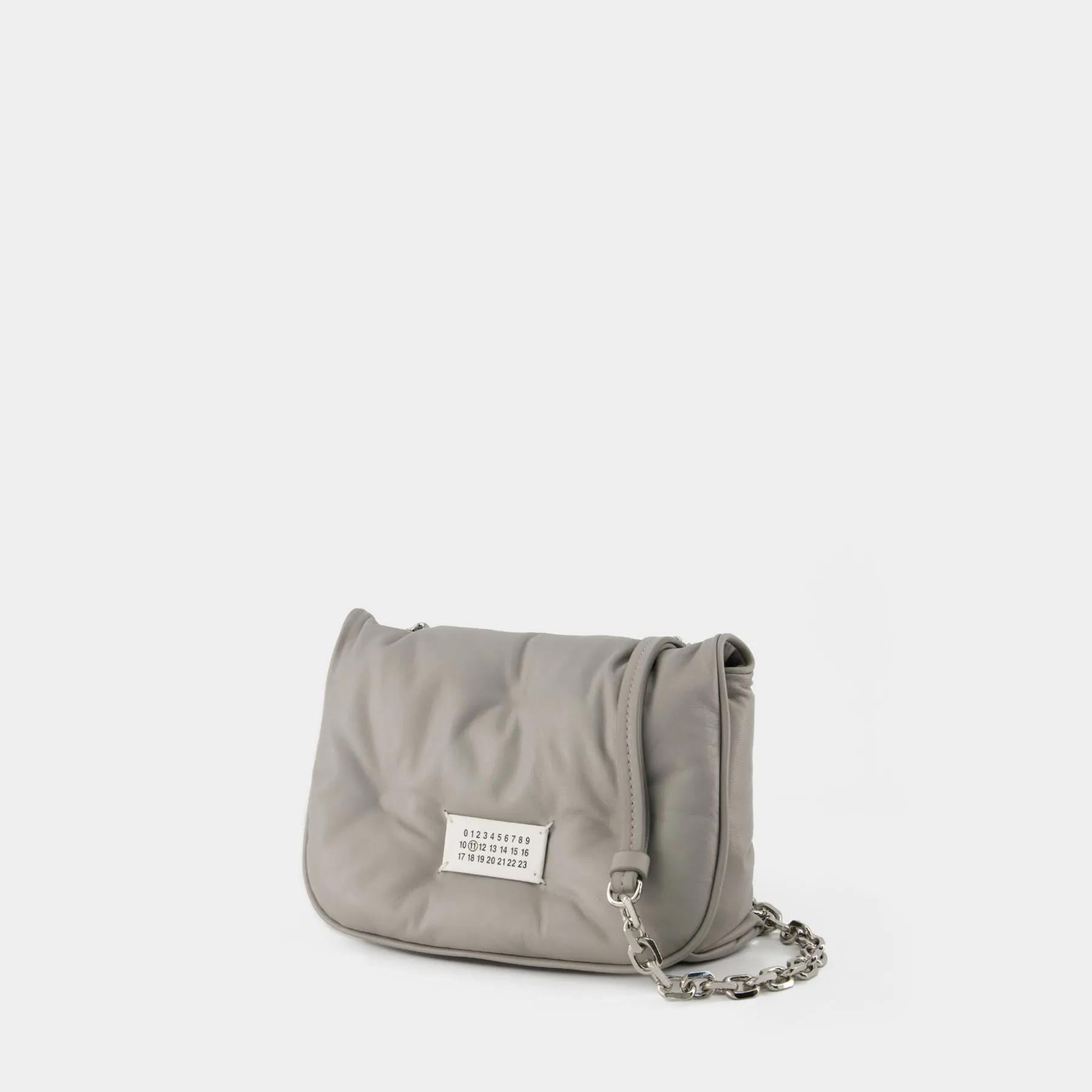 Maison Margiela  Glam Slam Flap Small Crossbody - Maison Margiela - Leather - Grey