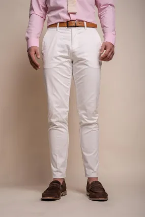 Mario Ecru Trousers