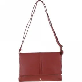 Medium Leather Shoulder Bag Red: 62551