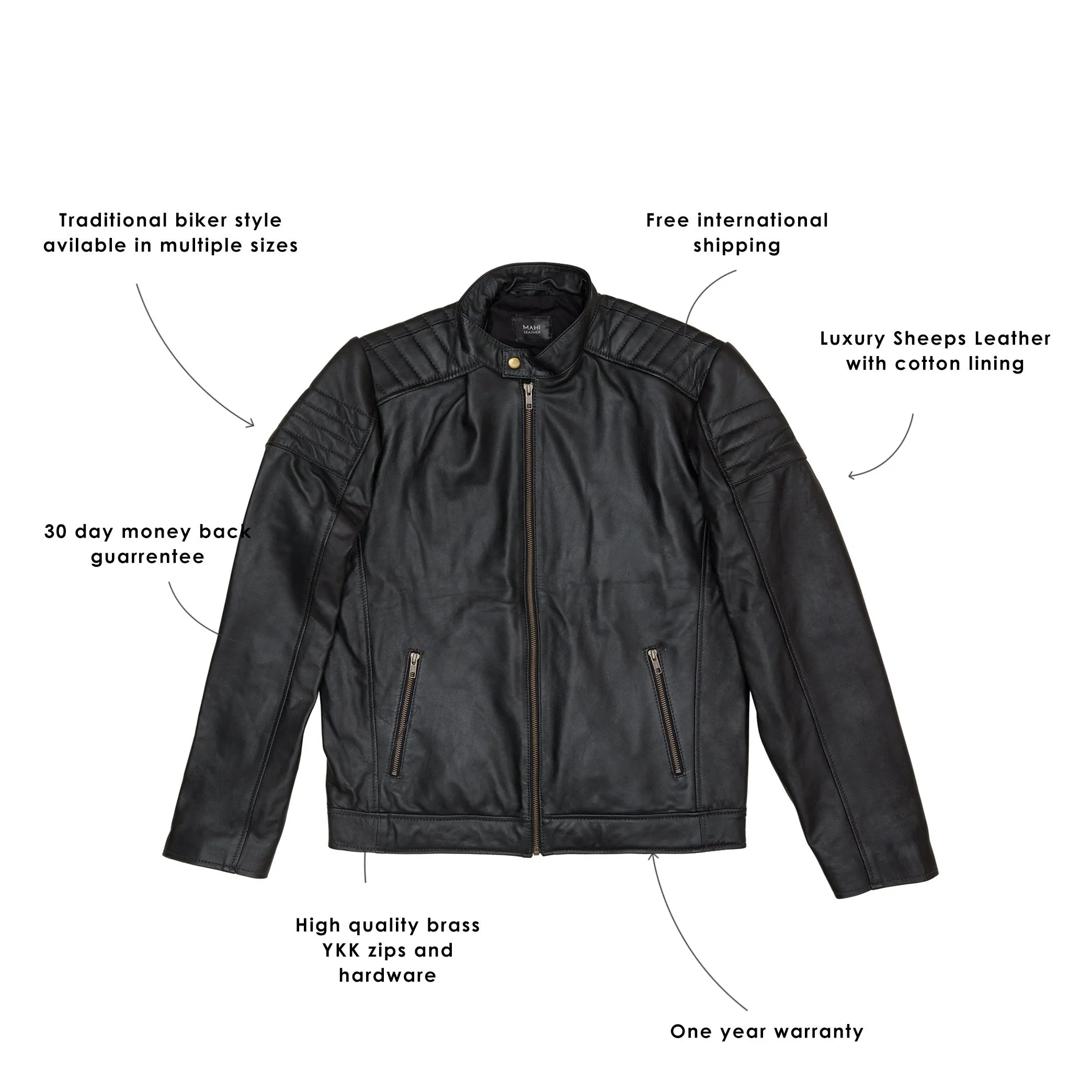 Mens Biker Jacket