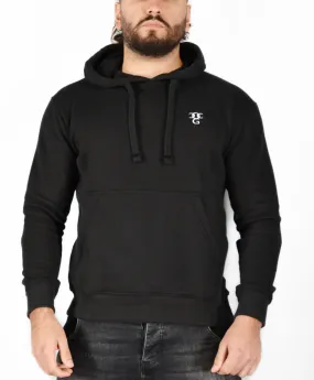 Mens O.G. Symbol Black Pullover Hooded Top