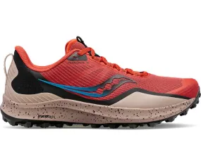 Men's Saucony Peregrine 12, Clay/Loam, 9.5 D Medium