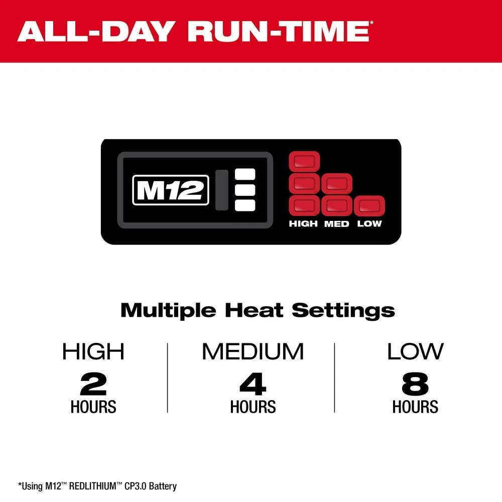 Milwaukee Tools M12 Heated Axis Jacket Grey, Kit 205G-21