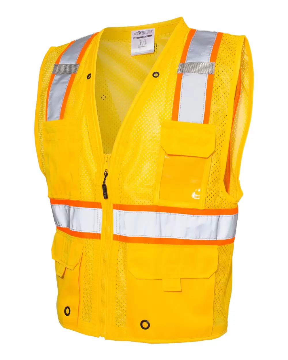 ML Kishigo B100-103 Enhanced Visibility Multi-Pocket Mesh Vest SKU: B100-103