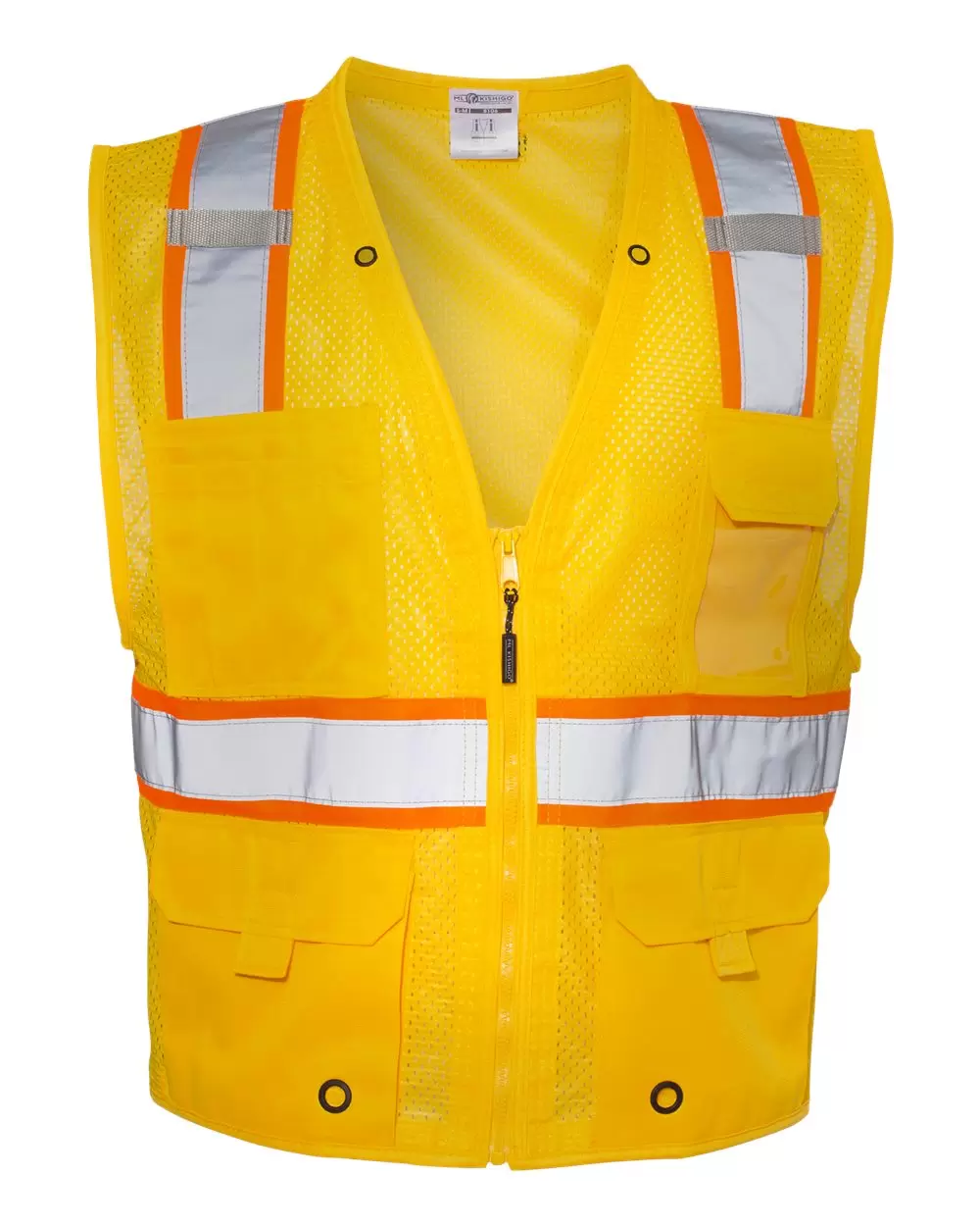 ML Kishigo B100-103 Enhanced Visibility Multi-Pocket Mesh Vest SKU: B100-103