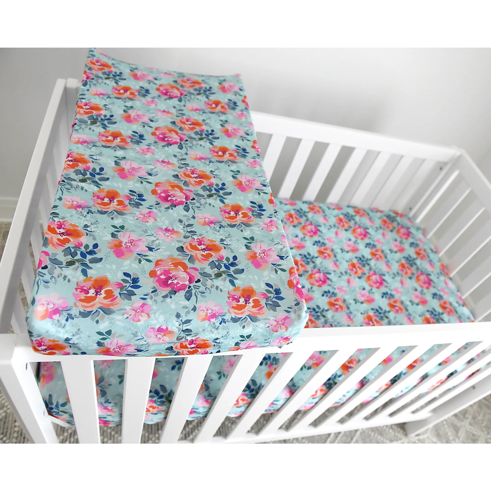 Molly Floral Crib Sheet