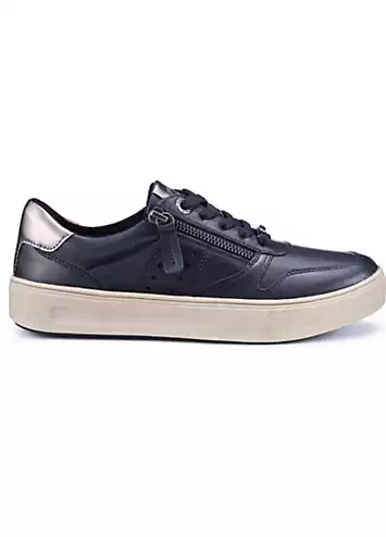 Navy Mercury Women’s Trainers by Hotter | Look Again