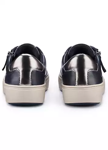 Navy Mercury Women’s Trainers by Hotter | Look Again