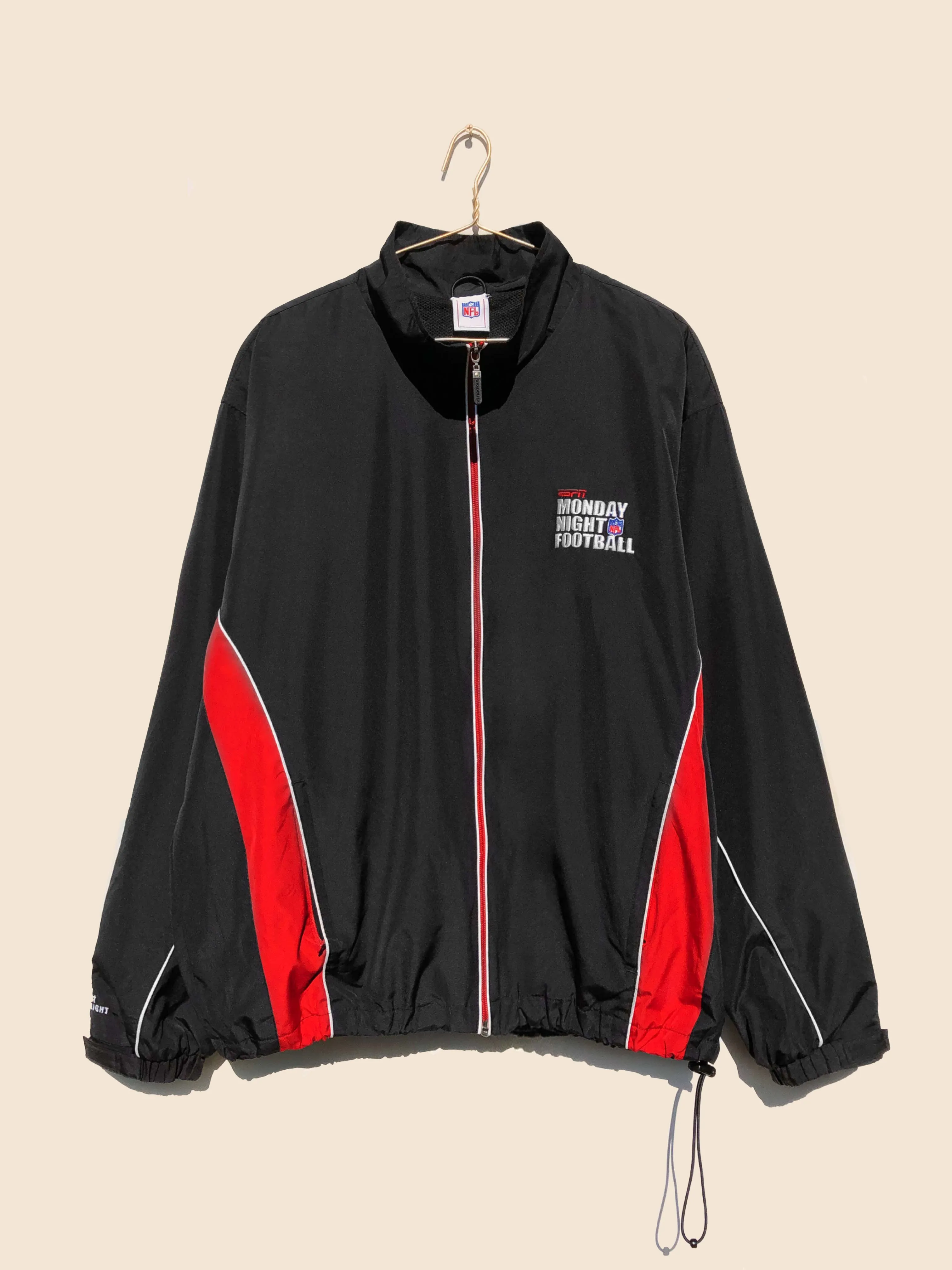 NFL Windbreaker Jacket Black (L)