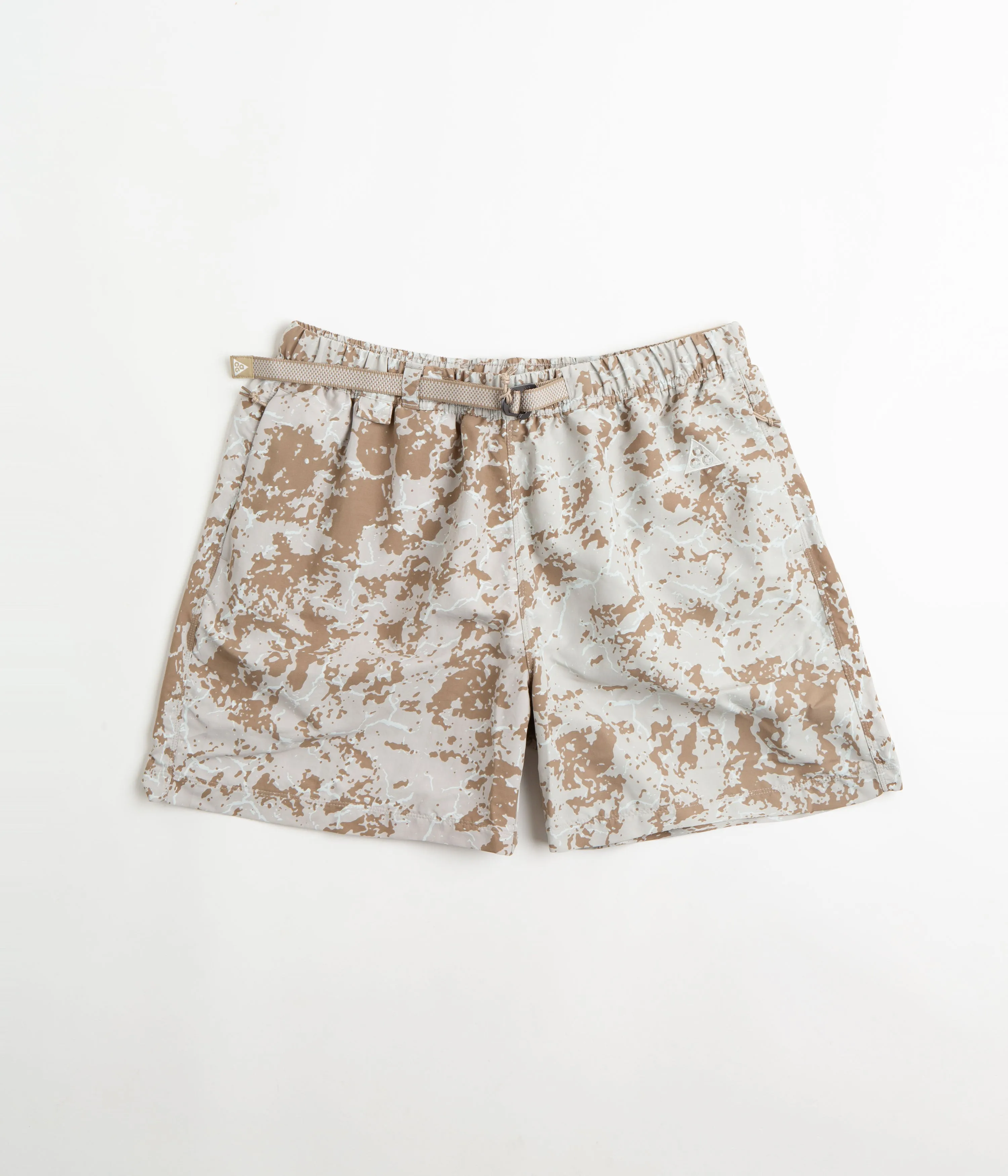 Nike ACG AOP Trail Shorts - Light Iron Ore / Summit White