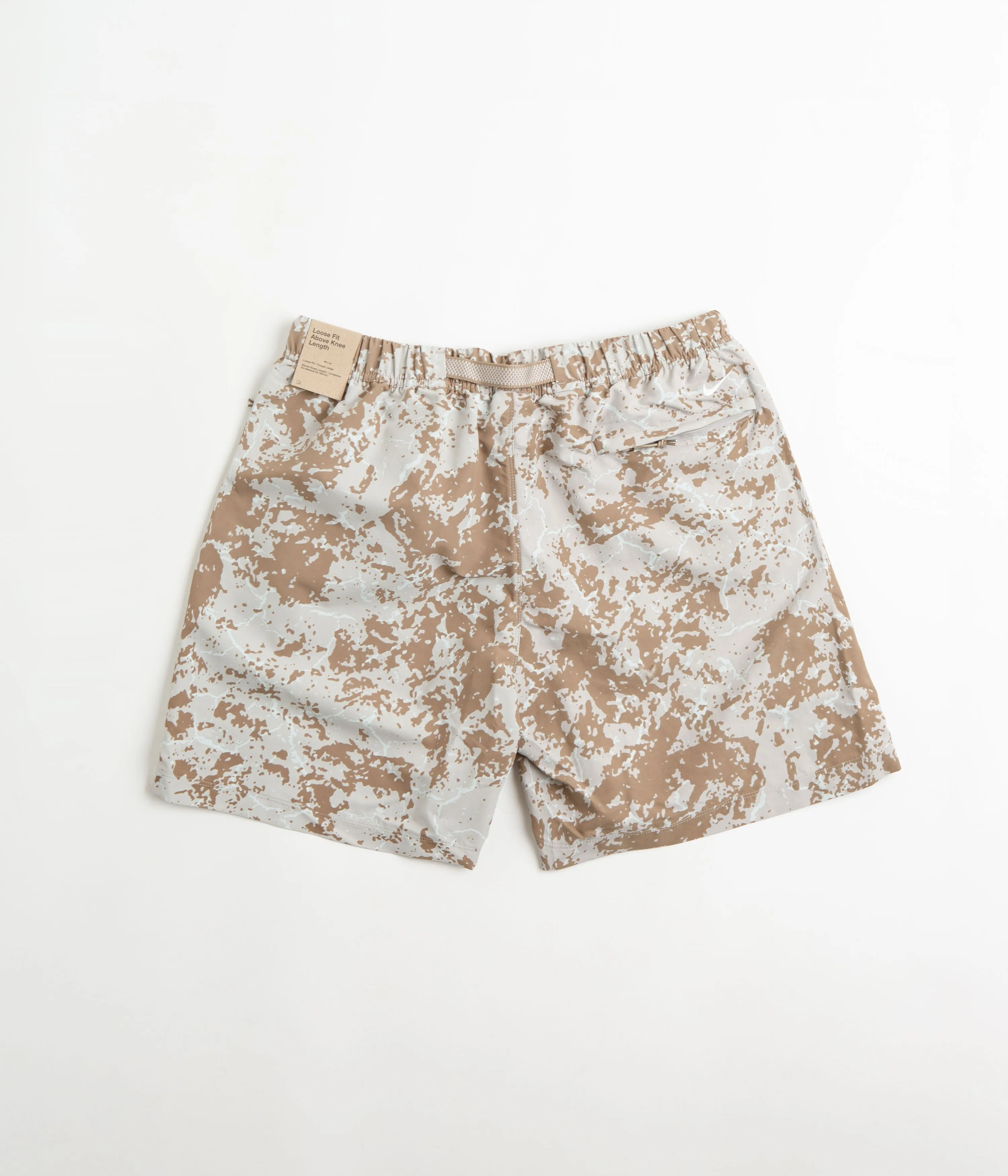 Nike ACG AOP Trail Shorts - Light Iron Ore / Summit White