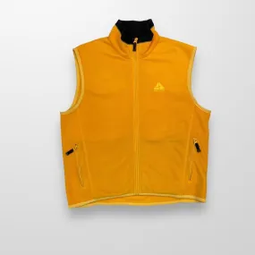 Nike ACG Fleece Gilet Vest In Yellow & Black