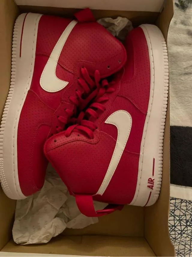 Nike Air Force 1 High 07 Red & Black