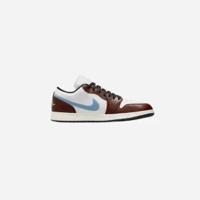 NIKE  AIR JORDAN 1 LOW BROWN BLUE